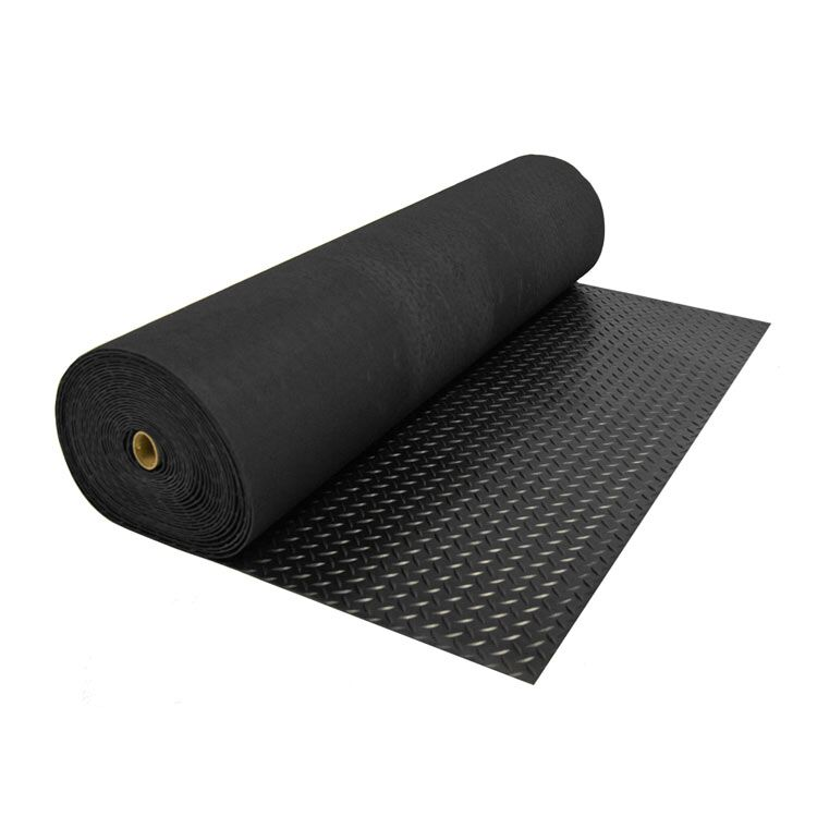 “Diamond Plate” Roll Rubber Matting