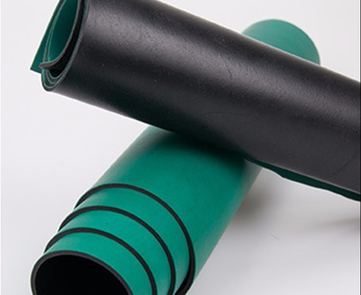 Anti-static rubber sheets 
